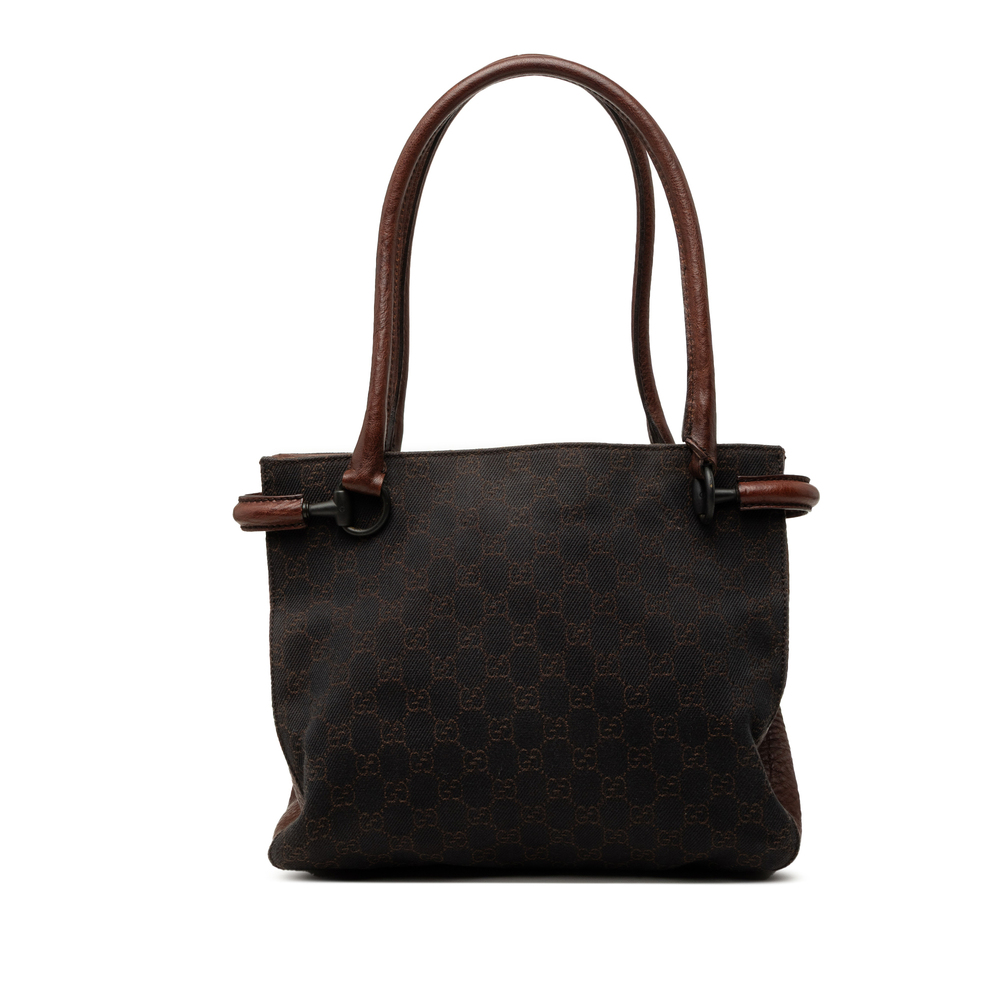 Pre-Loved Gucci GG Denim Shoulder Bag